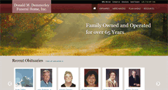 Desktop Screenshot of demmerleyfuneralhome.com